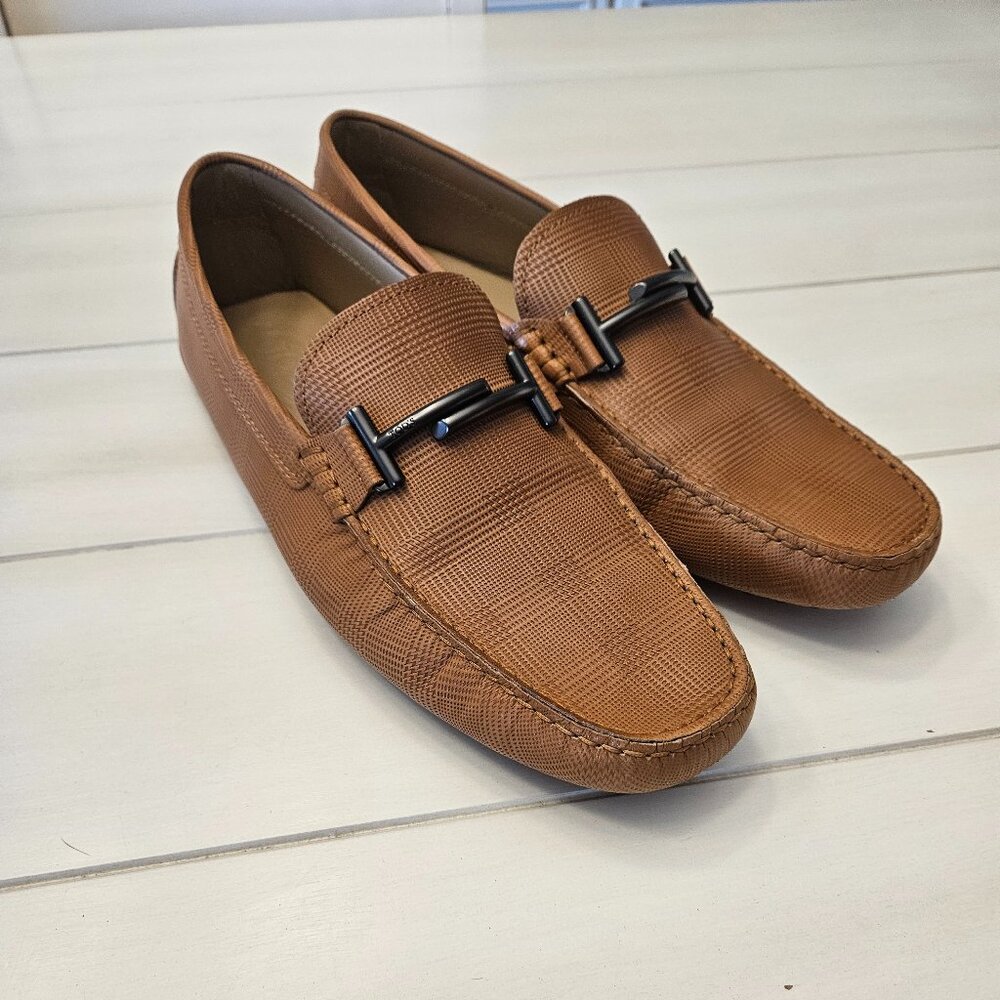 Tod's Gommino Camel Leather Loafers Drivers -- Size 10.5 US/9.5 UK